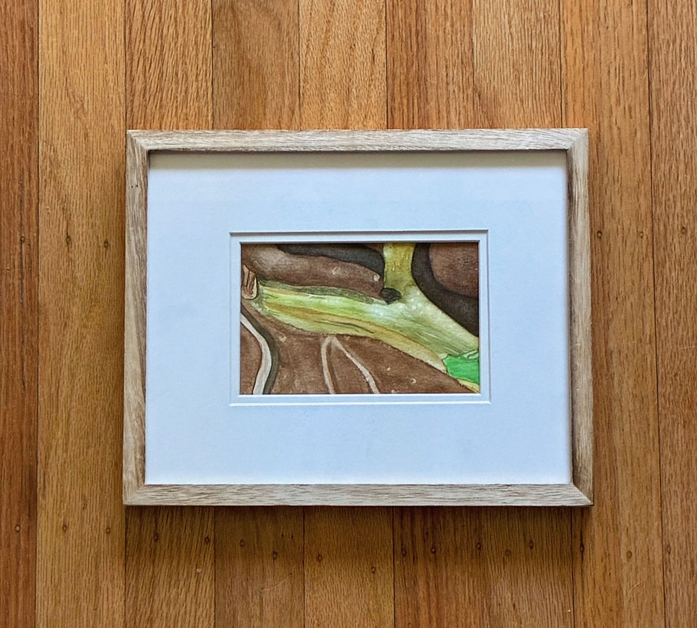 Visual of Pumpkin Vine Art print
