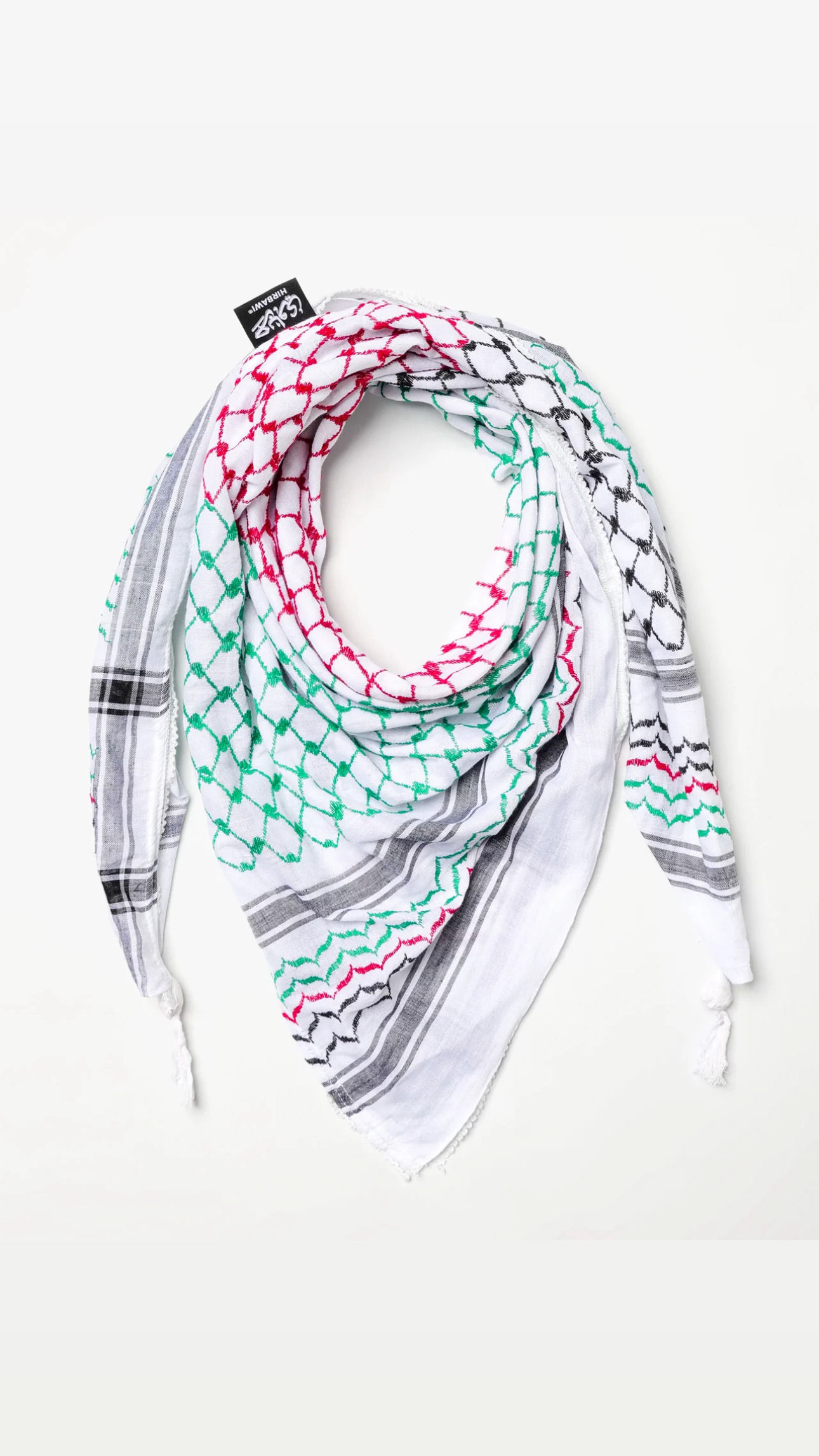 Keffieh Hirbawi Palestinian Flag