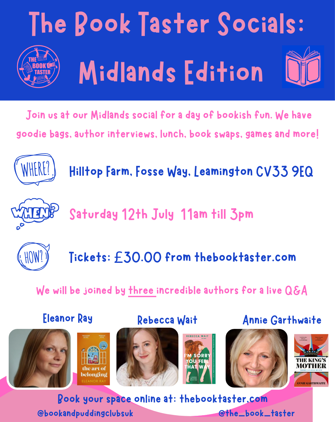 Midlands: Book Taster Social 2025