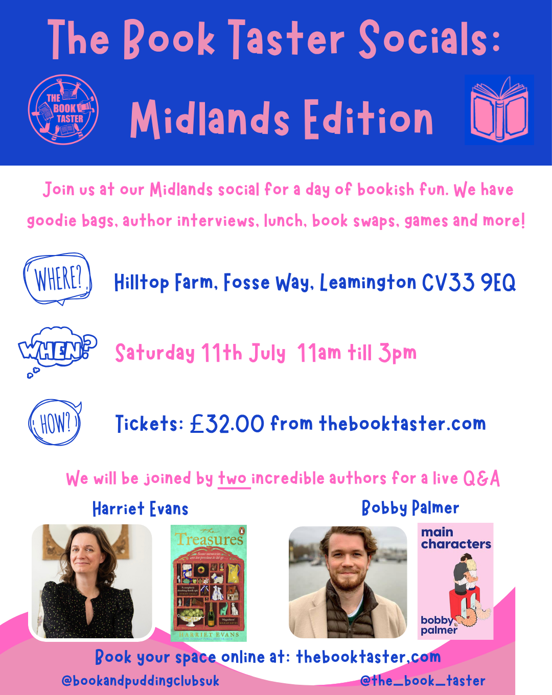 Midlands: Book Taster Social 2026