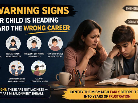 Misaligned career path warning signs