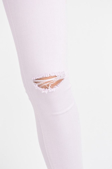 Thumbnail: KELLI C PALE PINK SKINNY JEANS