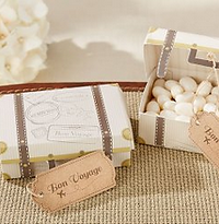 Bon Voyage Vintage Suitcase Favor Boxes