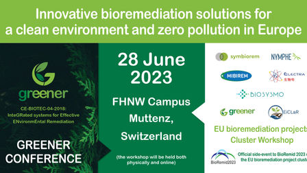GREENER Conference & EU Bioremediation Projects Cluster Workoshop