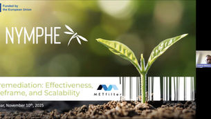NYMPHE Societal Assessment Webinar - key insights on the future of bioremediation in Europe
