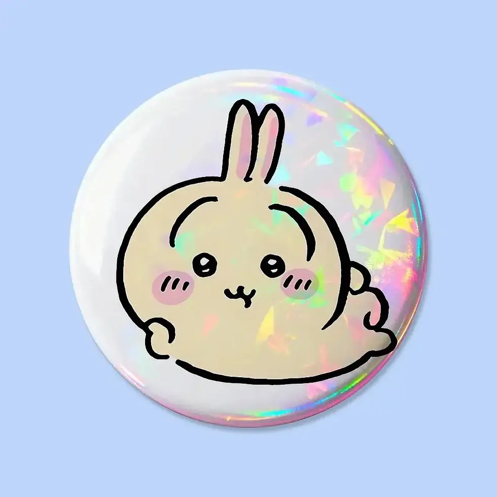 Thumbnail: Cute C-Chiikawa-S Badges 25 32 44 58 75 Mm Round Cosplay Pin Bag Decor Fans