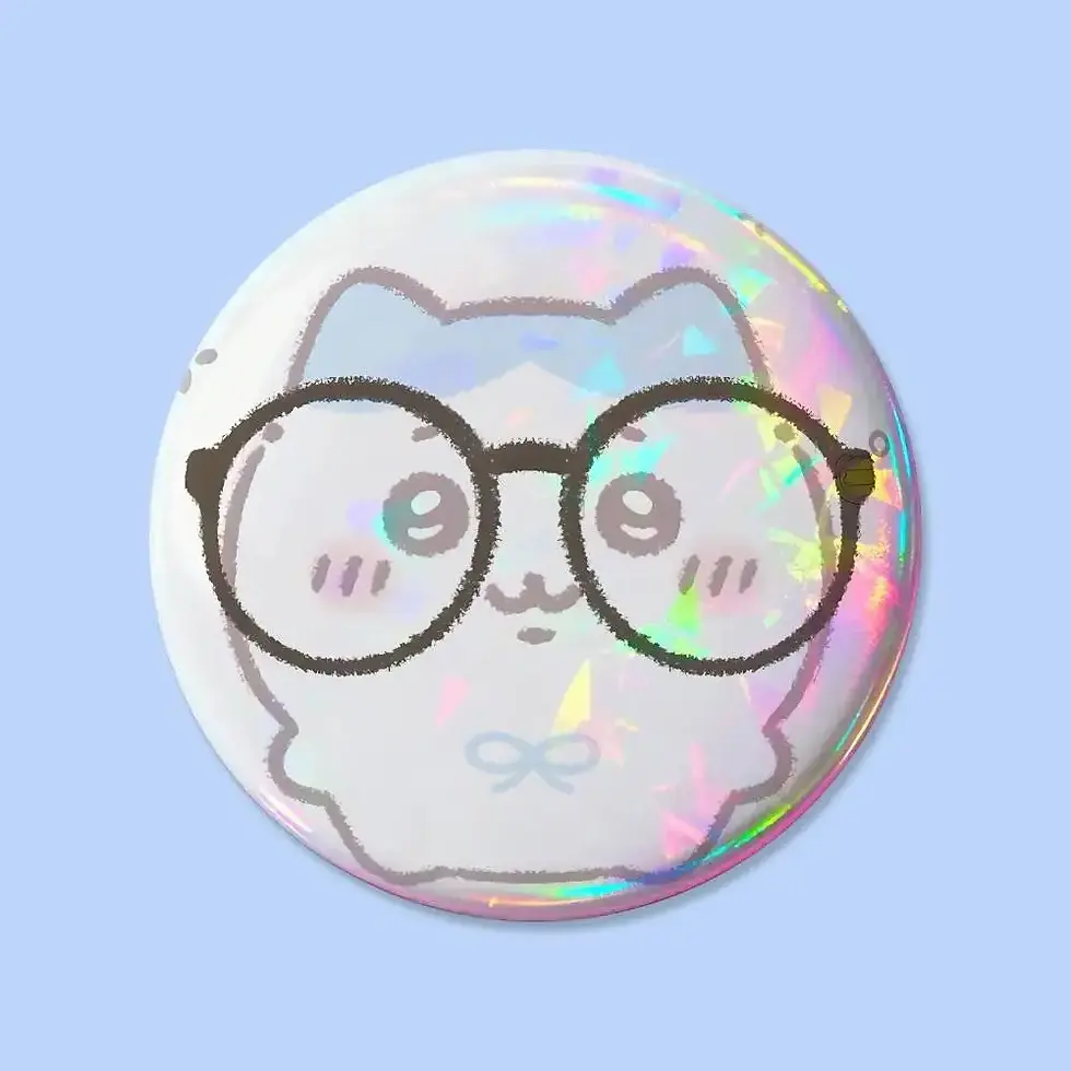 Thumbnail: Cute C-Chiikawa-S Badges 25 32 44 58 75 Mm Round Cosplay Pin Bag Decor Fans