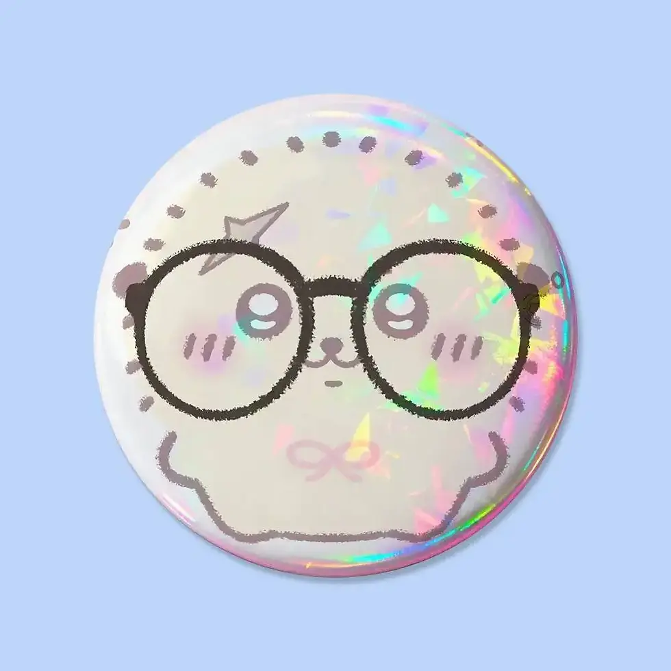 Thumbnail: Cute C-Chiikawa-S Badges 25 32 44 58 75 Mm Round Cosplay Pin Bag Decor Fans