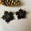 Miniatura: Pendientes Flor Negra