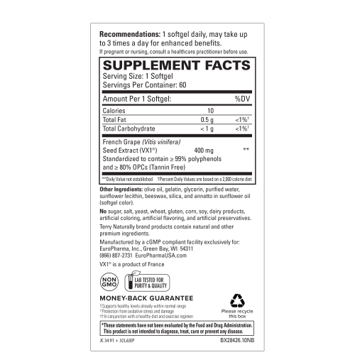 Thumbnail: Clinical OPC® (French Grape Seed Extract) Extra Strength