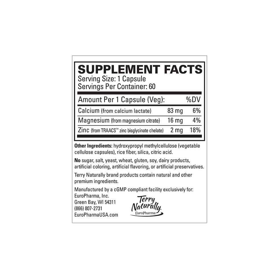 Thumbnail: Muscle Relax with Calcium, Magnesium & Zinc | 60 Capsules
