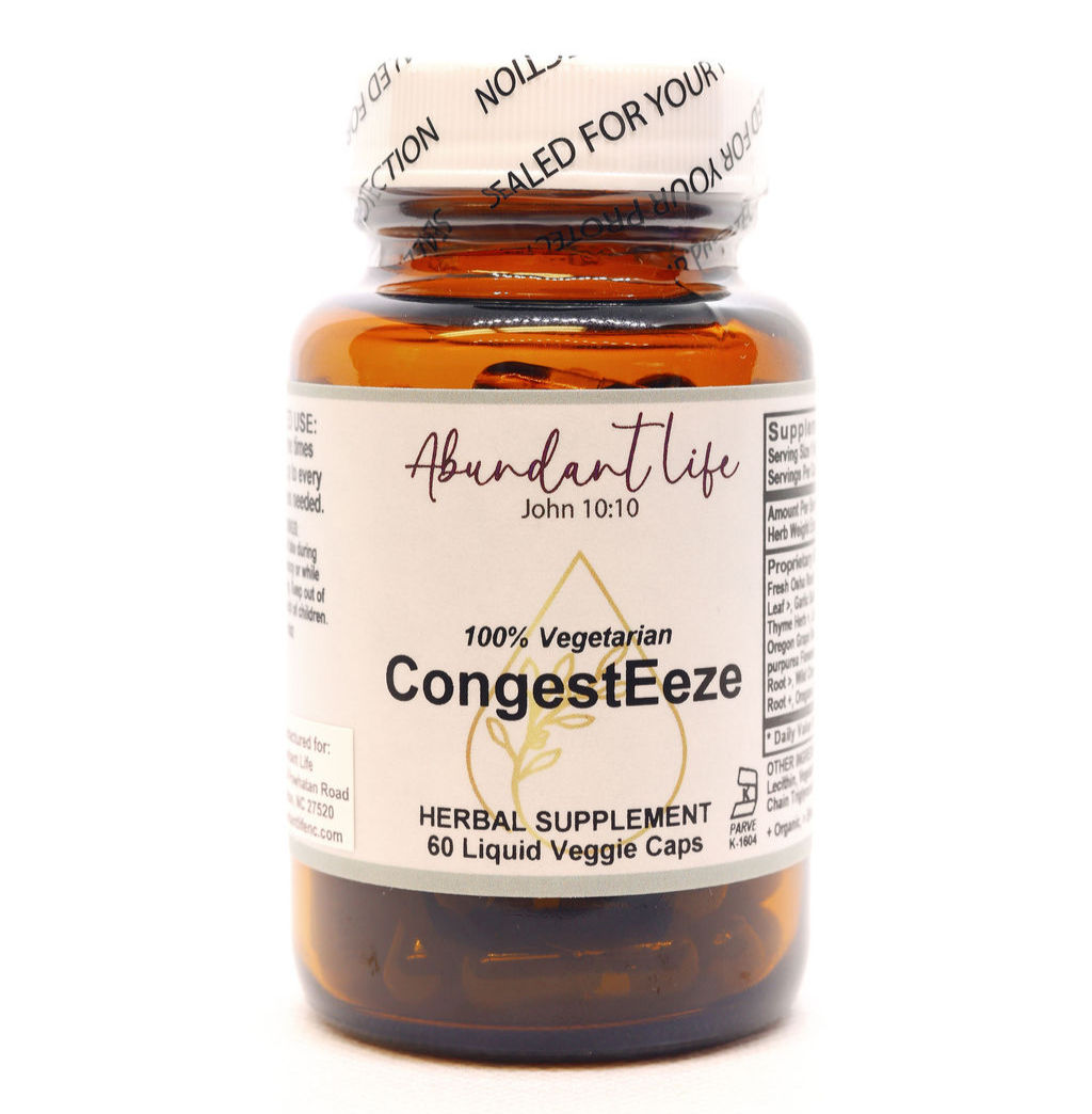 Congest-Eeze – Sinus, Lung & Immune Support | 60 Capsules