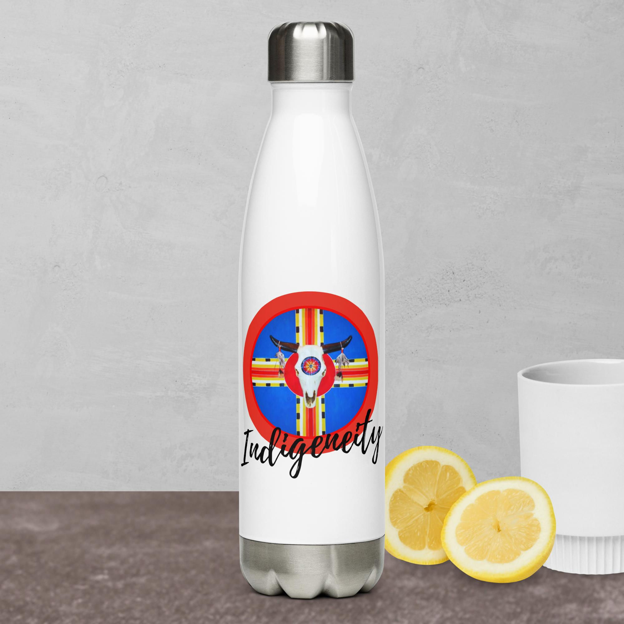 Indigeneity Stainless Steel Water Bottle