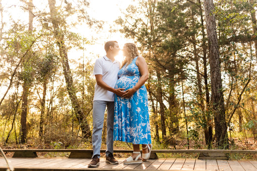 Golden hour maternity session | Alabama maternity photographer