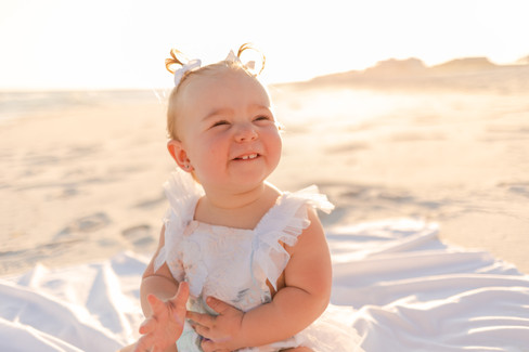 Golden Hour Family Beach Session | Gulf Shores Family Photographer