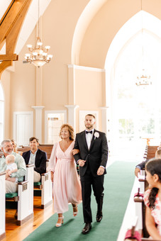 Intimate church wedding | Alabama wedding photographer