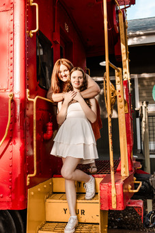 Downtown family engagement session | Foley, Alabama engagement photographer