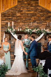 Rainy fall outdoor wedding | Alabama wedding photographer