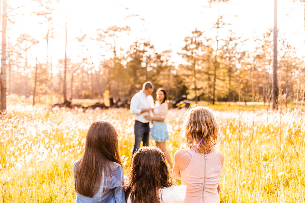 Angela + Ricky | Blended Family Engagement Session | Blakeley State Park