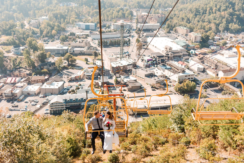 Jenn + Mike | Gatlinburg SkyPark Elopement | Tennessee Wedding Photographer