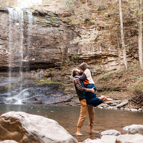 Madeline + Ryan | Cloudland Canyon Adventure Couple Session Part 1 | Georgia Couple Photographer