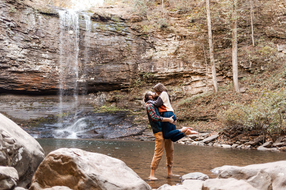 Madeline + Ryan | Cloudland Canyon Adventure Couple Session Part 1 | Georgia Couple Photographer