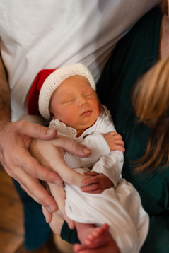 Christmas newborn session | Alabama newborn photographer