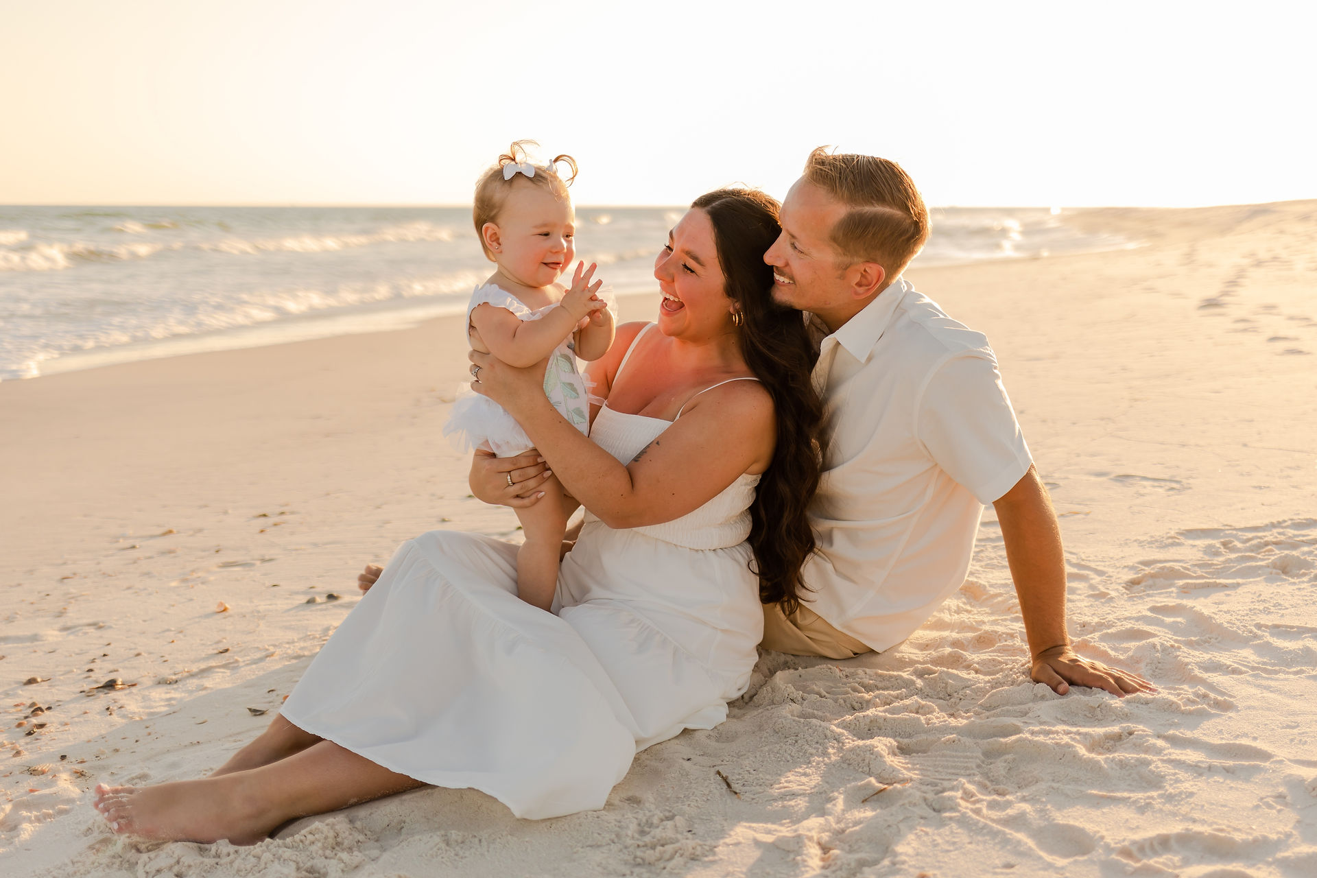 Golden Hour Family Beach Session | Gulf Shores Family Photographer