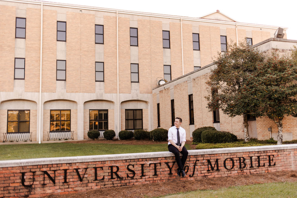 Nathan | University of Mobile Senior Portrait Session | Mobile, Alabama Senior Photographer