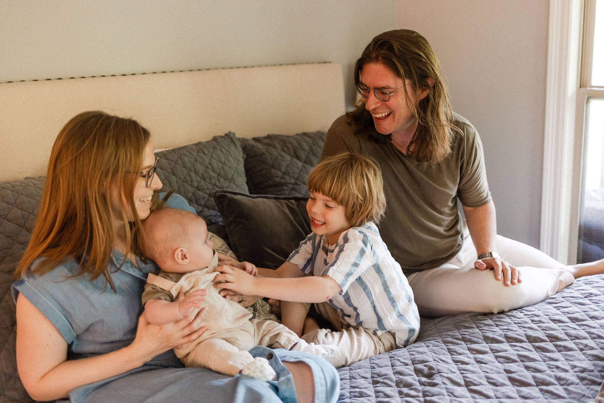 At-home family photo session | Alabama family photographer