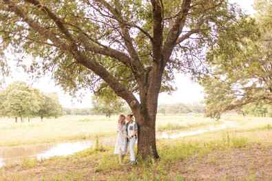 Outdoor summer engagement | Fairhope, Alabama engagement photographer