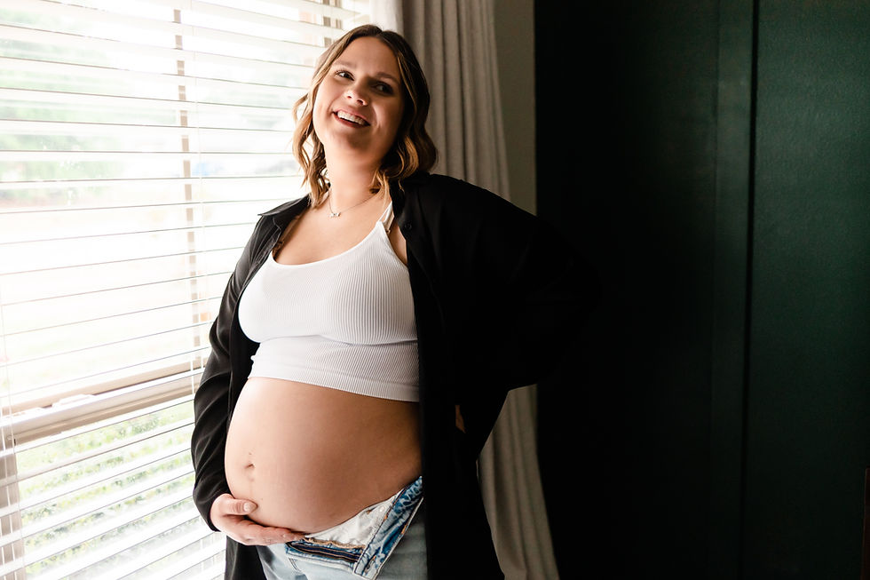 In Home Maternity Session | Daphne, AL Family Photographer