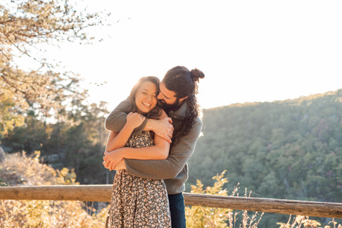 Cloudland Canyon adventure couple session | Georgia couple photographer