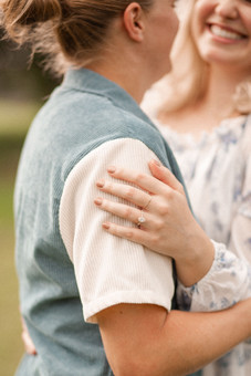 Outdoor summer engagement | Fairhope, Alabama engagement photographer