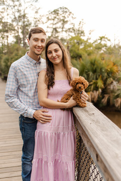 Beachy sunset couple session | Alabama couple photographer