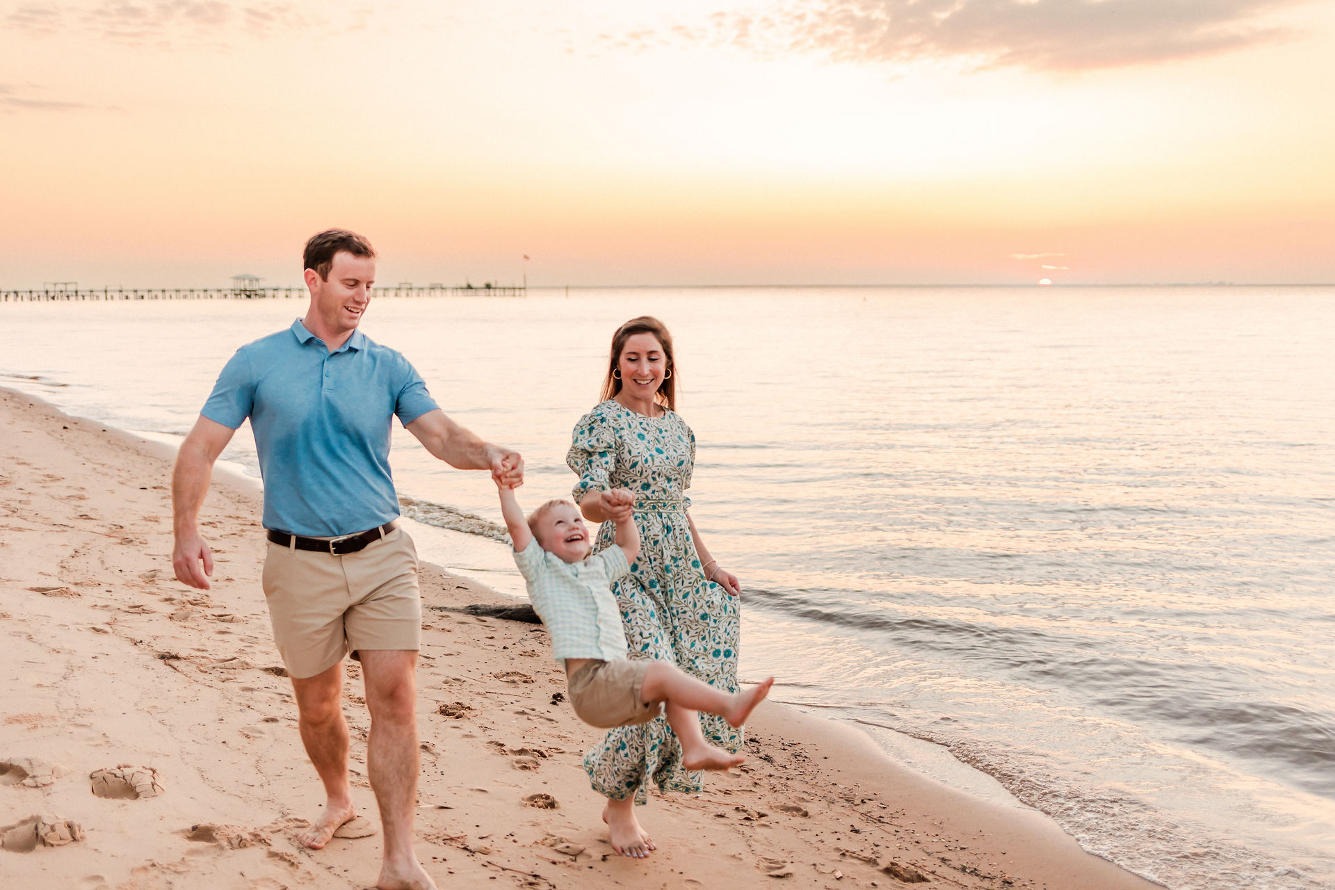 Sunset family session | Alabama family photographer