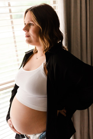 In Home Maternity Session | Daphne, AL Family Photographer