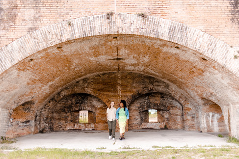 Fort Pickens Surprise Proposal and Engagement Session | Florida Couple Photographer