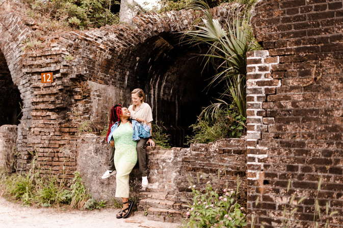 Fort Pickens Surprise Proposal and Engagement Session | Florida Couple Photographer