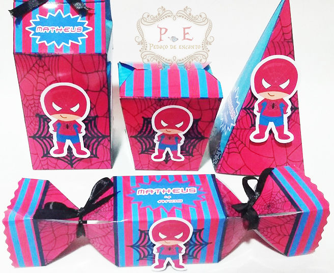 Kit Lembrancinha Homem aranha