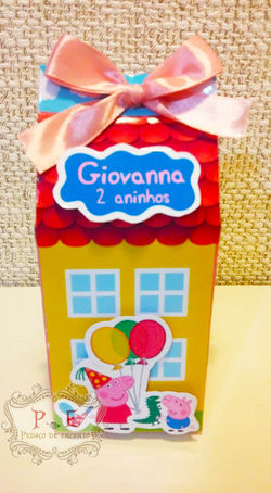 Caixa milk peppa pig