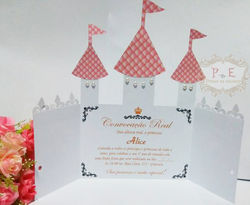 Convite Realeza castelo