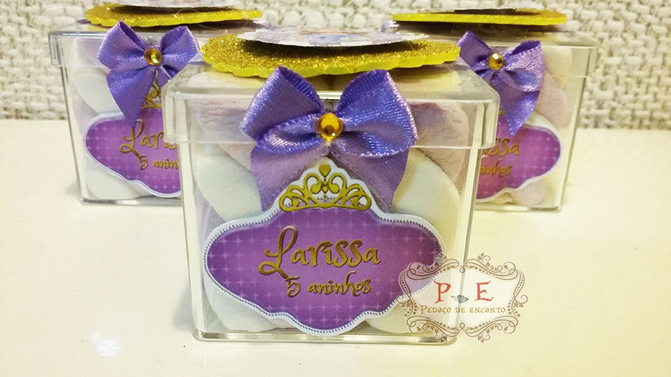 princesa sofia caixinha doces