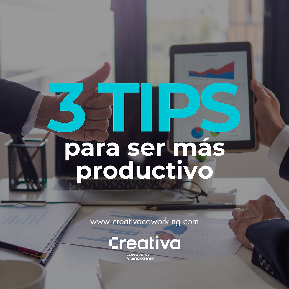 tips productividad Coworking Morelia
