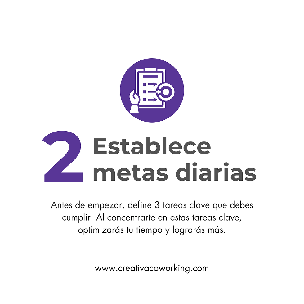 tips productividad Coworking Morelia
