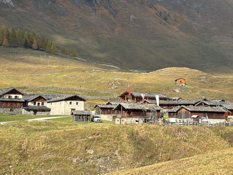 Alpine village in South Tyrol