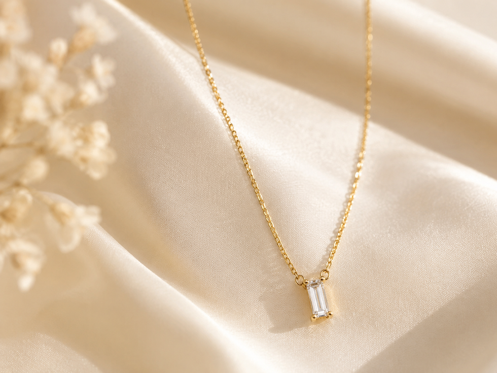 collier d'or et diamants