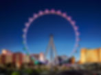 Grand roue High-Roller, Las Vegas, de nuit