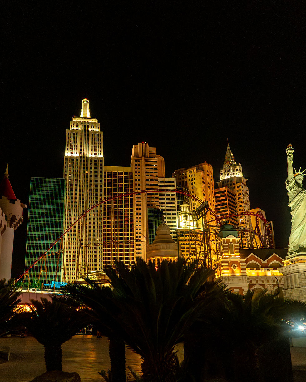 New-York New-York, Las Vegas, Night time