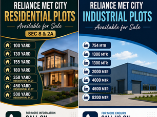 Reliance met city plots